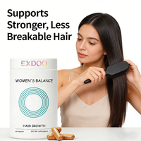 Complément alimentaire pour la croissance des cheveux chez la femme, capsules de croissance capillaire cliniquement efficaces, compléments de biotine, capsules pour cheveux forts