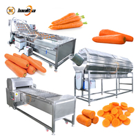 Automatische babywortelen productielijn, babywortelen wortelsnijder, fruit- en groenteverwerkingsmachine