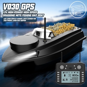 Sondeur Flytec V030 avec sonar GPS pour la pêche bateau-appât RC 180 points d'ancrage Double crochet filet de traction retour de signal perdu - Product Image 2