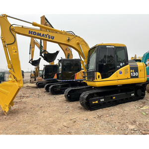 Excavadora hidráulica usada Komatsu PC130-7 de 12.6 toneladas, excavadora de segunda mano de Japón para movimiento de tierras, construcción de carreteras y demolición. - Product Image 5