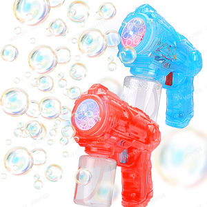 ปืนยิงฟองสบู่พลาสติกใส Wannna ของเล่นกลางแจ้งและปืนยิงฟองสบู่กลางแจ้ง - Product Image 1