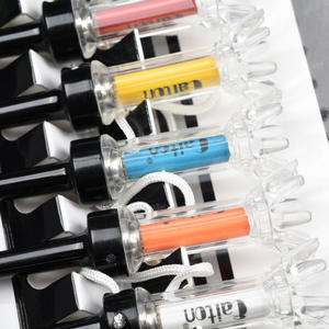 Pack of 5 Child and Mother Size 79/90mm Magnetic Black <b>Golf</b> Ball <b>Tees</b> Custom Logo Made of <b>Rubber</b> and Wood - Product Image 3