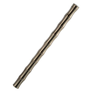 Stylo à encre gel en laiton style bambou, personnalisable en gros avec logo imprimable pour signature professionnelle et promotionnelle - Product Image 6