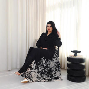 Robe plissée haut de gamme pour femme grande <span class=keywords><strong>taille</strong></span> 4XL, style Miyake, imprimé ample, idéale printemps, automne et été - H-113 - Product Image 3