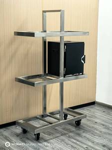 Chất lượng tốt khách sạn phòng khách dịch vụ thực phẩm xe đẩy với ba Bảng điều khiển HPL bảng <span class=keywords><strong>Top</strong></span> khách sạn tự chọn Bảng - Product Image 4