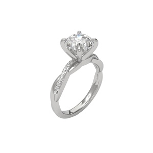 HUAZHONG-GEM 18k White Gold Engagement <b>Diamond</b> <b>Ring</b> Wedding Lab Grown Solitaire <b>Diamond</b> <b>Ring</b> With IGI Fine Jewelry for Women - Product Image 1