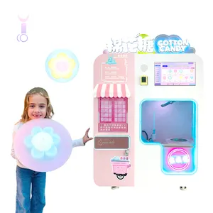 Bring the Fun of Cotton Candy to Your Space:Our combo vending machine for cotton candy