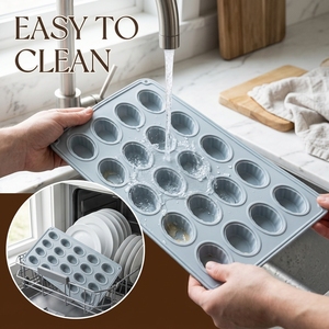 Moldes de Silicona SILIKOLOVE de Fábrica, <span class=keywords><strong>20</strong></span> Cavidades, Forma de Semilla de Azufaifo, Aptos para Alimentos LFGB, Antiadherentes, Libres de BPA, para Pasteles y Mousses - Product Image 4