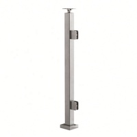 Cristal Balustrades En Acier Inoxydable Mains Courantes Post Pour La Conception D'escalier