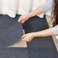 Autocollant Mural 3D Effet Carrelage Adhésif Épais Papier Peint Autocollant de Plafond Luxueux Tapis en Polyester pour Décoration de Bureau