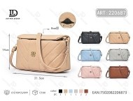 Borsa a Tracolla da Donna in Microfibra, Pelle Sintetica, Chiusura con Cerniera, per Uso Quotidiano, Adatta a Tutte le Stagioni - Product Image 1