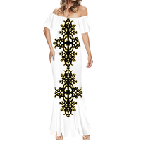 Robes vintage grande taille pour femmes Robe sirène éthiopienne personnalisée en vrac Éthiopie Robes de soirée décontractées à épaules dénudées pour femmes Sexy