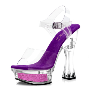 Sandales à talons sexy <span class=keywords><strong>pour</strong></span> femmes de 5 pouces, style gothique <span class=keywords><strong>pour</strong></span> femmes travesties, fête, nouveau <span class=keywords><strong>rock</strong></span>, reine des cristaux, <span class=keywords><strong>chaussures</strong></span> de pole dance - Product Image 6