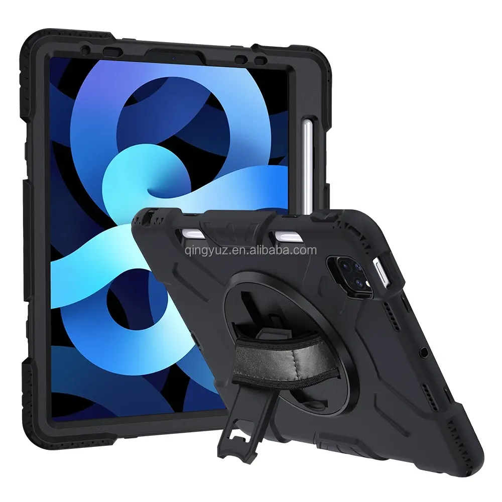 Capa de teclado para iPad 10th Gen, capa multi-cor para tablet de 10,9 polegadas, proteção de corpo inteiro, ideal para iPad 2024, com alça de mão para iPad 10th