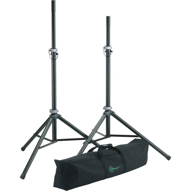 Pair Adjustable Tripod Speaker Stands