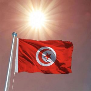 Wholesale Custom Logo Durable 3x5 Ft Tunisian Banner 68D Polyester National Tunisia <b>Flag</b> - Product Image 6