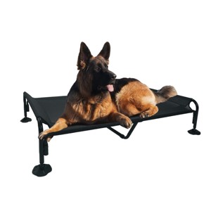 Mesh transpirable elevada al aire libre Camas para perros grandes Refrigeración Mascota cama de campamento perro - Product Image 1