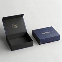 Boîte cadeau aimantée avec logo personnalisé, emballage de luxe, boîte en carton rigide aimantée pour vêtements, cosmétiques, cadeaux