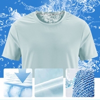 T-shirt unisexe à séchage rapide 84% polyester + 16% élasthanne, élastique, flexible, sensation de fraîcheur, ample, uni, logos personnalisés, tissu sergé, t-shirt vierge
