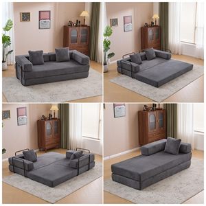 Nuevo sofá cama extraíble comprimido al vacío de 2 plazas Sofá cama modular comprimido de 2 plazas que cabe en una caja - Product Image 5