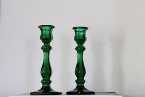 Bougeoirs en verre Jade USA <span class=keywords><strong>Mosser</strong></span> Milk Glass - Product Image 5