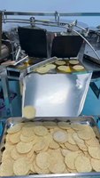 Machine à gaufres de riz, équipement pour céréales complètes saines et pures, machine à gaufres de maïs, fabricant de snacks à base de gaufres de riz et de gaufres de sésame