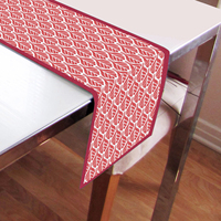 Chemin de table en tissu imperméable, écologique, lavable, durable, réutilisable, personnalisable, imprimé, 100% coton, Mayuri Creations