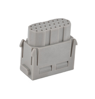 موصل صناعي مستطيل الشكل WEVEL HMDS-025-M/F شديد التحمل، 25 دبوس ذكر/أنثى، 5 أمبير 50 فولت، IP65، مصنوع من سبائك الألومنيوم المصبوب