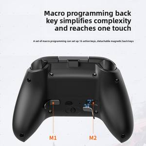 Da Sheng ตัวควบคุมการสั่นสะเทือนแบบไร้สาย, จอยสติ๊กไร้สายแบบ HD สวิตช์การสั่นสะเทือนแบบ BT สำหรับตั้งโปรแกรมเกมแมโคร - Product Image 2