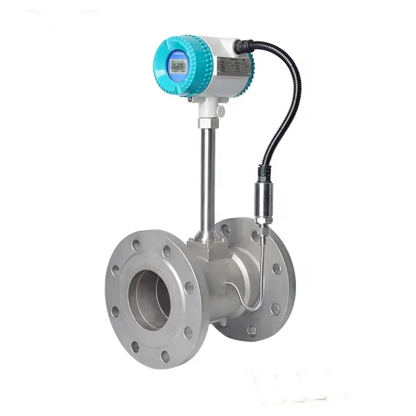 Nhà sản xuất Vortex đổ flowmeter thông minh chống địa chấn Vortex flowmeter cho hơi nước khí lỏng