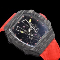 Reloj de Pulsera de Buceo Unisex de Alta Gama 2703, Fibra de Carbono, Cristal de Zafiro, Movimiento Mecánico Automático, Alta Calidad