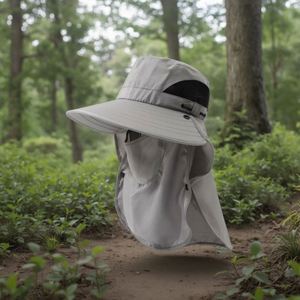 Chapeau de randonnée, de pêche, de camping et de voyage unisexe à large bord, avec rabat pour le cou, séchage rapide, protection solaire, imperméable, pour toutes les saisons, chapeau de pêcheur pour l'extérieur - Product Image 6