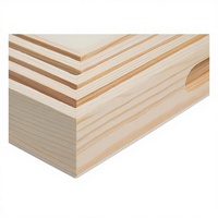 Plateaux rectangulaires et carrés en bois écologiques, souples, avec poignée, à un seul niveau, pour service de cuisine et rangement durable – Nouveauté 2026, Vente Flash