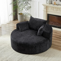 Canapé Bulle Moderne en Tissu Velours Compressé en Gros, Canapé Rond Sous Vide en Boîte pour Salon, Canapé Compressé pour la Maison