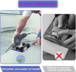 آلة قطع البلاط المحمولة الجديدة بزاوية 45 درجة من الفولاذ المقاوم للصدأ لتشطيب حواف البلاط وأعمال النجارة - موديل 006 - Product Image 6