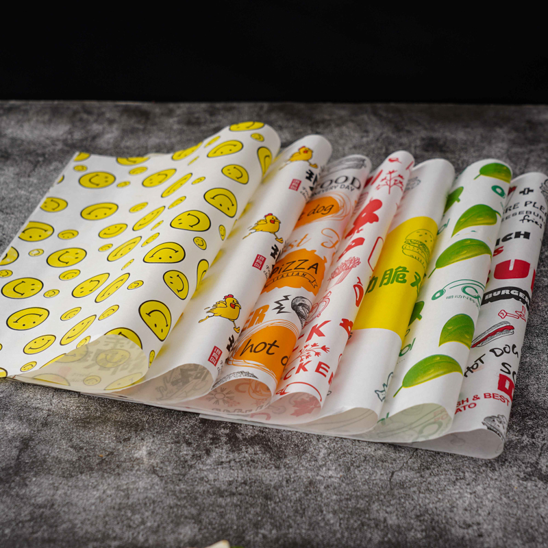 Waxed Grease Proof Custom logo Paper