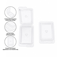 Boîte d'emballage transparente en PET pour patchs anti-acné, plateau blister de protection pour cosmétiques, pour patchs anti-boutons, fournitures esthétiques médicales professionnelles