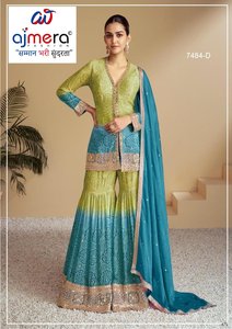 Salwar Kameez Traditionnel pour Femme Ajmera – Élégante Robe Indienne et Pakistanaise Longueur Cheville pour Tenue Quotidienne et Fêtes, Infroissable - Product Image 5