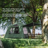 Tente gonflable imperméable 2199, abri de camping automatique pour l'extérieur, protection contre les fortes pluies quatre saisons, aucun montage requis