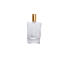 Mini flacon testeur vide en verre givré 30 ml avec pompe pulvérisatrice pour parfum, design élégant