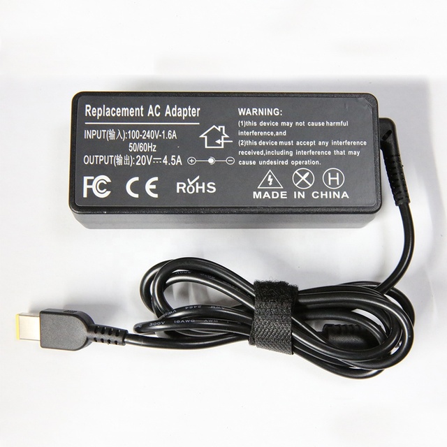 China Factory Original 90W Laptop Ac Adaptor 20V 4.5A Power Adapter for Laptop with USB Pin