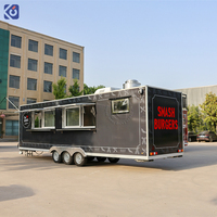 Remorque alimentaire commerciale CAMPTRL, chariot à pizza et hot-dogs, remorque alimentaire personnalisée aux États-Unis avec équipement de cuisine complet