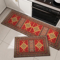 Tapis en terre de diatomée tissé ultra-fin de 0,3 cm, moderne, lavable, séchage rapide, super absorbant, antidérapant, en caoutchouc pour cuisine, salle de bain, entrée