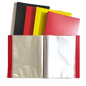 A4 Plastics Thickened Data Book Transparent Insert Pocket Multi-Layer Clear File Folder Office Supplies Display Photo Book Album