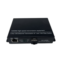 OEM Factory 10G SFP to RJ45 High Performance Long Distance DC 12V Fiber Optic Media Converter & Transceivers