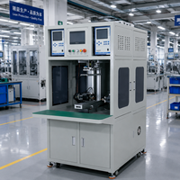 Soudeuse par points CNC rotative automatique double face pour l'assemblage de batteries cylindriques au lithium 18650, 21700, 32650