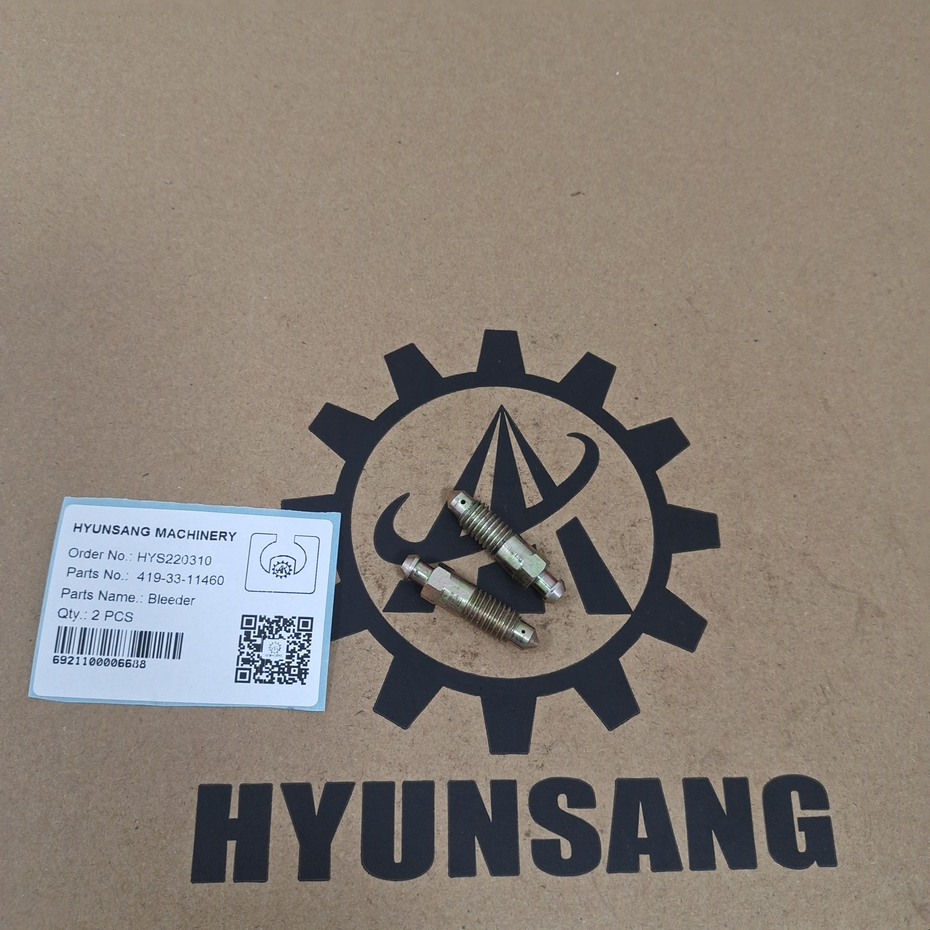 Hyunsang Wheel Loader Parts - High-Quality Bleeder Solutions