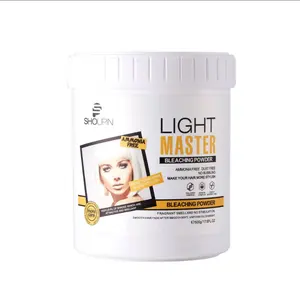 OEM ODM touch color hair bleach cream white hair bleaching powder professional salon dye private label free dust hair color