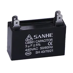 Cbb61 capacitor 450vac 1.2uf 250vac 16uf capacitor cbb61 20uf 250vac capacitor