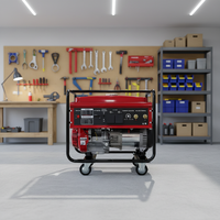 Générateur-soudeuse à essence 2-en-1 5,0 kW (5,5 kW max) 240 V monophasé portable à châssis ouvert pour soudage et alimentation électrique